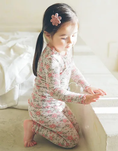 Miniatura 3 de VAENAIT BABY - Pijama unisex para niños y niñas de 6 meses a 12 años, pijama suave y cómoda de modal Tencel, ropa de dormir fruncida, conjunto de 24