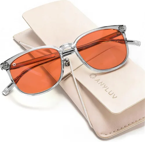 Miniatura 29 de ANYLUV Gafas de luz azul para mujeres y hombres, lentes de bloqueo de luz azul para mujer, anteojos de computadora antifatiga ocular