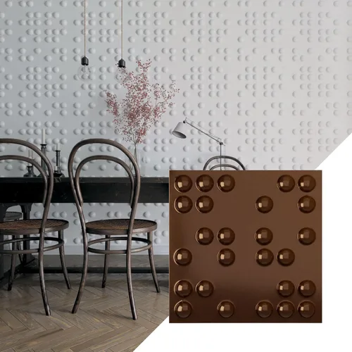 Miniatura 8 de Ekena Millwork WP20X20EMWH 19 5/8 pulgadas de ancho x 19 5/8 pulgadas de alto Emery EnduraWall Decorativo 3D Panel de pared cubre 2.67 pies cuadrados