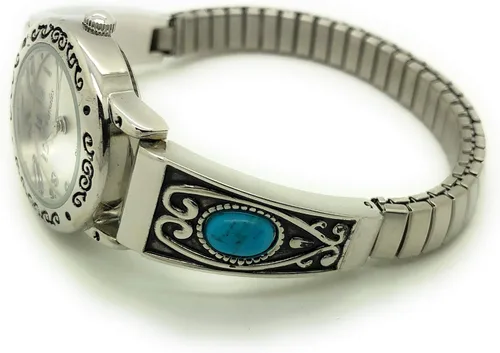 Miniatura 4 de Varsales Reloj de moda con banda elástica elástica Western Stones para mujer