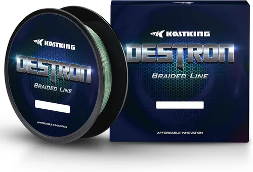 Miniatura 9 de KastKing Destron - Sedal de pesca trenzado, altamente resistente a la abrasión, mejora de la fuerza de nudo, Superlínea de diámetro ultradelgado