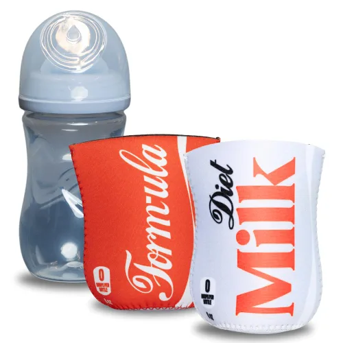 Miniatura 7 de Coozies con temática de café para biberones – Regalo divertido para nuevos padres y baby showers