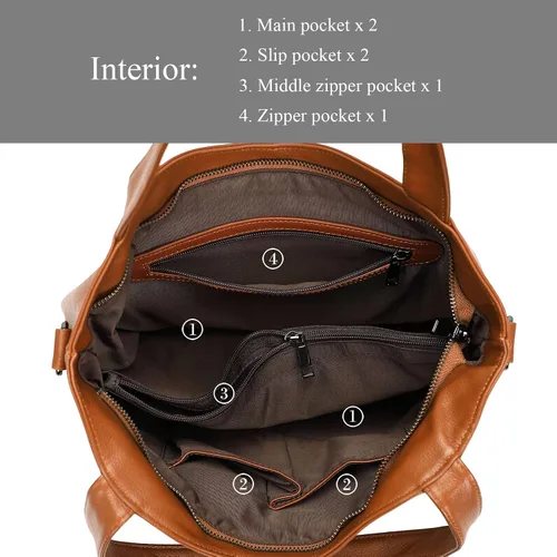 Miniatura 6 de CHERISH KISS Bolsos de cuero y bolsos de mano para mujer
