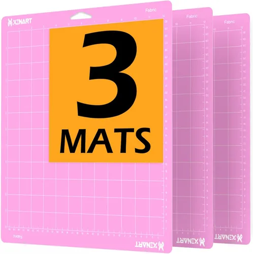 Miniatura 15 de Xinart Alfombrillas de corte para Cricut Maker 3/Maker/Explore Air 2/Air/One (agarre ligero + agarre estándar, 12 x 12 pulgadas) Alfombrillas