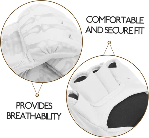 Miniatura 7 de Guantes de boxeo para hombres y mujeres, protección mejorada, guantes de medio dedo para jóvenes y adultos, equipo de entrenamiento acolchado