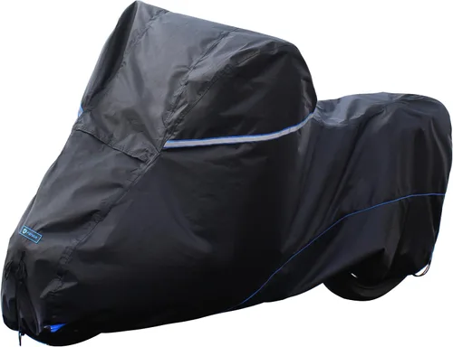 Miniatura 12 de Fenrir Funda para Motocicleta de Tres Ruedas Protección para Todas las Estaciones Impermeable Almacenamiento Exterior Orificio para Antena Diseño
