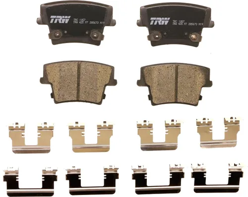 TRW Pro TRC1057 Juego de pastillas de freno de disco para Dodge Charger 2006-2020, traseras y otras aplicaciones