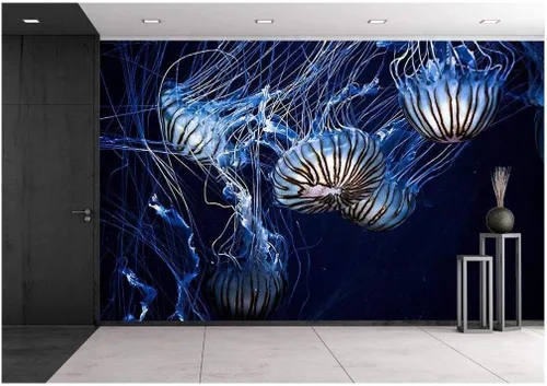 Miniatura 7 de wall26 - Olas azules del océano - Mural de pared extraíble Papel pintado autoadhesivo grande - 66x96 pulgadas