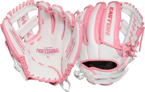 Miniatura 9 de Easton Guantes de sóftbol de lanzamiento rápido de la colección profesional Tamaños 11.5" - 13" Múltiples estilos Tela tejida dividida