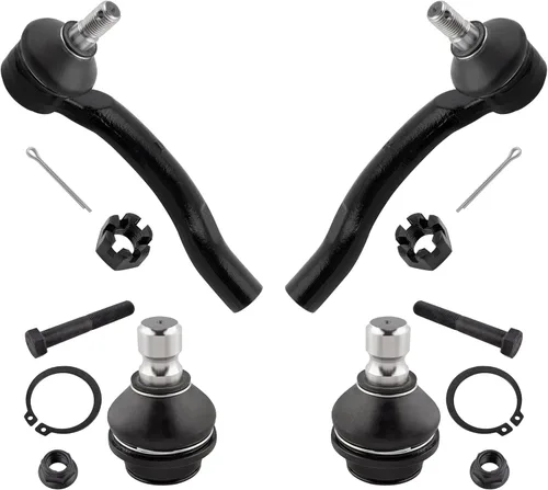 BOXI 4 piezas de rótulas delanteras inferiores exteriores para Nissan Frontier 2005-2019 / para Nissan Pathfinder 2005-2012 / para Nissan Xterra