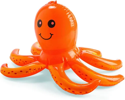Miniatura 6 de Inflables bajo el mar: ballena, delfín, pulpo, tiburón, pez arcoiris, y caballitos de mar.