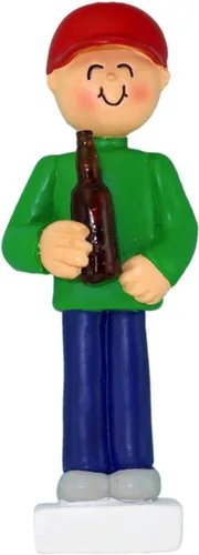 Miniatura 2 de Elves - Adornos personalizados para bebidas 2025 – Adornos de Navidad de cerveza para bebidas, cerveza para árbol de Navidad, bebida para adultos