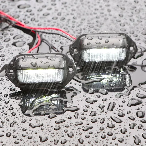 Miniatura 3 de CZC AUTO Luz LED Exterior de 12V para Placa de Matrícula, Lámpara de Cortesía Interior de Cúpula/Techo, Maletero/Carga, Bajo el Capó, Total 12