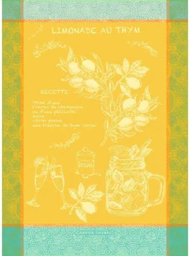 Miniatura 9 de Garnier Thiebaut Salade De Fruits - Toalla de cocina francesa (ensalada de frutas fucsia), 22 x 30 pulgadas, algodón, jacquard Ensalada De Fruits