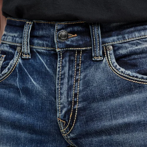Miniatura 4 de Silver Jeans Co. Pantalón de jean Zac de ajuste relajado y recto para hombres