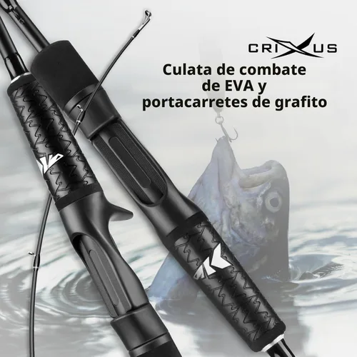 Miniatura 2 de KastKing Crixus Fishing Rods,IM6 Graphite Spinning Rod & Casting Rod W/Zirconium Oxide Ring Stainless Steel Guides, SuperPolymer Handle
