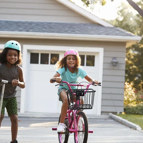 Miniatura 7 de Cesta de manillar de bicicleta para niños, cesta de bicicleta de hierro desmontable con diseño hueco para niños, fácil instalación