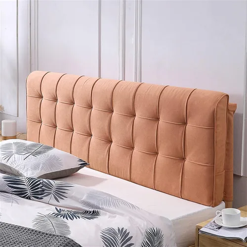 Cojín tapizado para cabecero, cabecero de despegar y pegar, tamaño Queen, almohada de lectura, almohada de pared para dormitorio, cama, banco,
