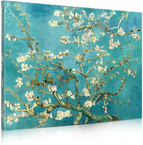 Miniatura 88 de Serie de pinturas de Vincent Van Gogh (favoritos). Reproducción de arte clásico de Van Gogh, impreso en lienzo Noche estrellada
