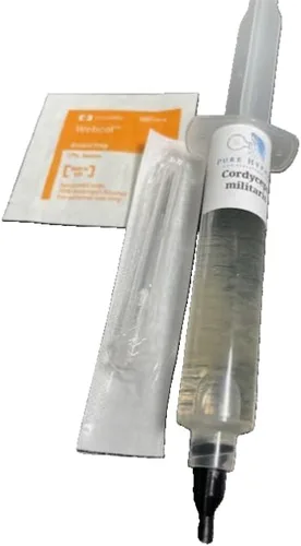 Miniatura 2 de Cordyceps micelio de hongos - (Cordyceps militaris) (0.3 fl oz de cultivo líquido)