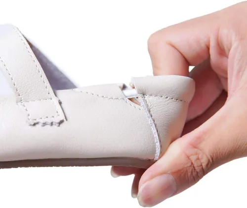 Miniatura 5 de Zapatos de bebé de cuero genuino para niñas y niños pequeños Mary Jane Zapatos de caminar Prewalker princesa vestido de boda zapatos zapatos