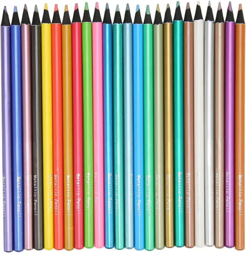 Lápices de colores, 24 colores pintados a mano, lápices de dibujo, lápices de bocetos para manualidades, pintura, bocetos, diseño, álbumes de