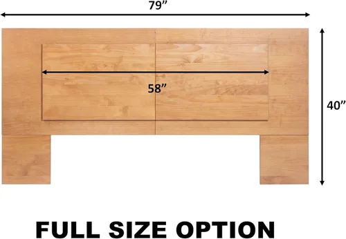 Miniatura 13 de Memomad Bali Slim Set: Plataforma de almacenamiento con cajones + Cabecero de panel plano (Tamaño completo, madera marrón roble)