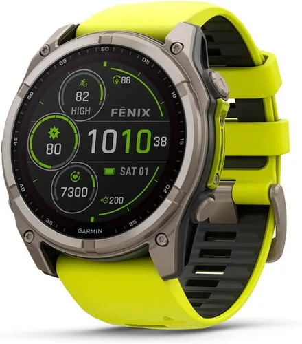 Miniatura 12 de Garmin fēnix® 8 – 43mm, AMOLED, Zafiro, Smartwatch GPS Multisport Premium, Batería de Larga Duración, Certificado para Buceo, Linterna LED Oro suave