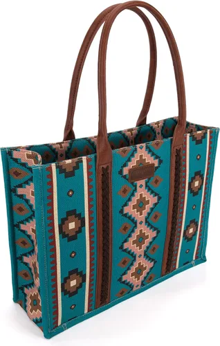 Miniatura 2 de Wrangler - Cartera para tarjetas de crédito para mujer, estilo bohemio, azteca, con bolsillo con cremallera