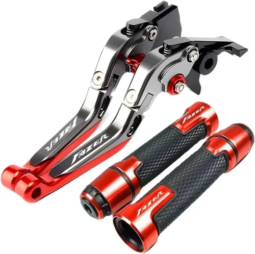 Miniatura 25 de Compatible with Yamaha FAZER FZ1 FZ6 FZ8 FAZER XJ6 FAZER FZ 1/6/8 Motorcycle CNC Adjustable Folding Extendable Brake Clutch Levers Handle(NO.1)