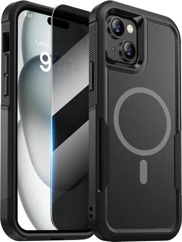 Miniatura 47 de Diaclara Funda diseñada para iPhone 12 Pro Max, [con protector de pantalla de privacidad] [antiespía] [protección contra caídas de grado militar]