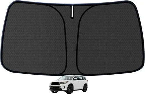 Miniatura 120 de Civic - Parasol para parabrisas Honda Civic 2022-2024 2025 (no para Honda 2022 Sport), visera frontal gruesa plegable 1:1, mantiene tu automóvil más
