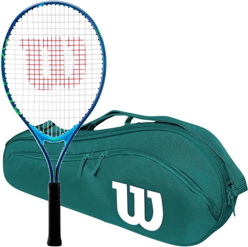 Miniatura 7 de Wilson US Open Junior Raqueta de tenis incluida con una bolsa de tenis Advantage – Juego de iniciación perfecto para niños de 3 a 10 años