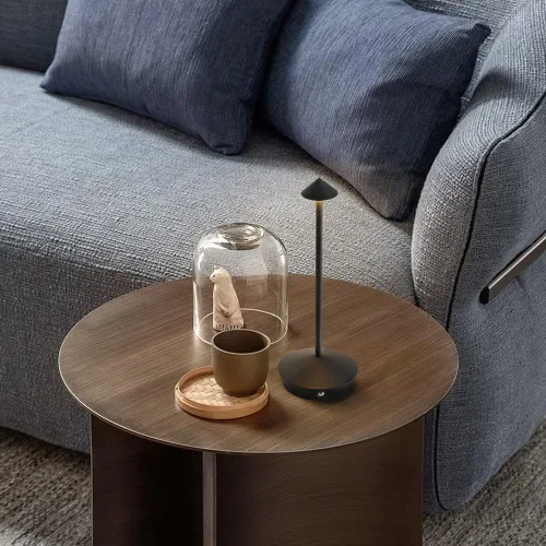 Miniatura 7 de Paquete de 2 lámparas de mesa inalámbricas de aluminio, lámparas de mesa recargables de 6000 mAh, lámpara LED táctil portátil, lámparas de mesa Negro