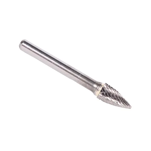 Miniatura 61 de Drill America SA-1 Rebaba de carburo/lima giratoria cilíndrica de doble corte para amoladora de troquel de 1/4" de diámetro x 5/8" de longitud