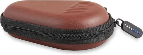 Miniatura 6 de CASEMATIX Funda protectora de viaje para reloj, caja de reloj de viaje con carcasa dura resistente, interior de espuma acolchada, cremalleras