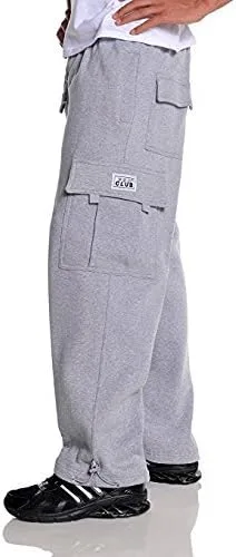 Miniatura 7 de Pro Club - Pantalones cargo de vellón pesado para hombre