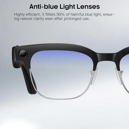 Miniatura 8 de Lentes de cámara inteligente AI con cámara HD de 8 MP, fotos 4K y video de 1080P, antivibración, llamadas de música y Bluetooth, traducción