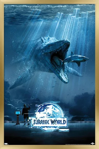 Miniatura 11 de Trends International Jurassic World - Póster de pared de agua, 14.725 x 22.375 pulgadas, versión premium sin marco