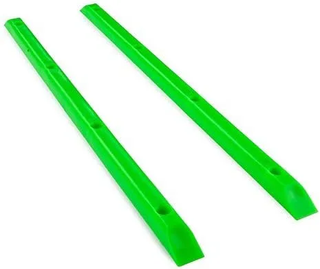 Miniatura 5 de Yocaher Patineta/Longboard Rails Costillas Huesos 14.5" Colores Azul Brillante y Neón Azul (Glow Blue)