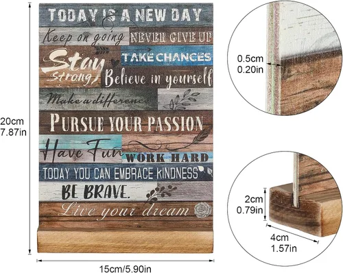 Miniatura 2 de Namalu Regalos de decoración de escritorio con citas inspiradoras para mujeres, regalos de aliento para mejores amigas, regalos motivacionales