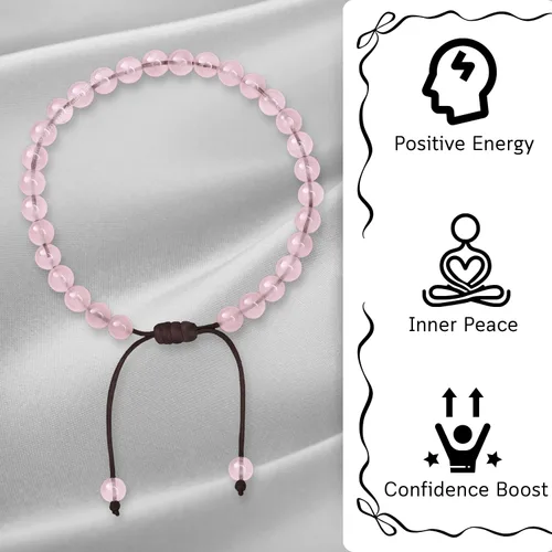 Miniatura 42 de Amazing Gemstone Crystal Anklet Ankle Bracelets for Women - Waterproof Beaded Healing Crystal Anklets, Plus Size Chakra Gemstone Bead Anklet