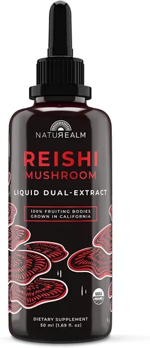 Miniatura 9 de Naturealm Chaga - Tintura de extracto de hongos - Gotas líquidas orgánicas de doble extracto - Suplemento herbario antioxidante - Inflamación, apoyo