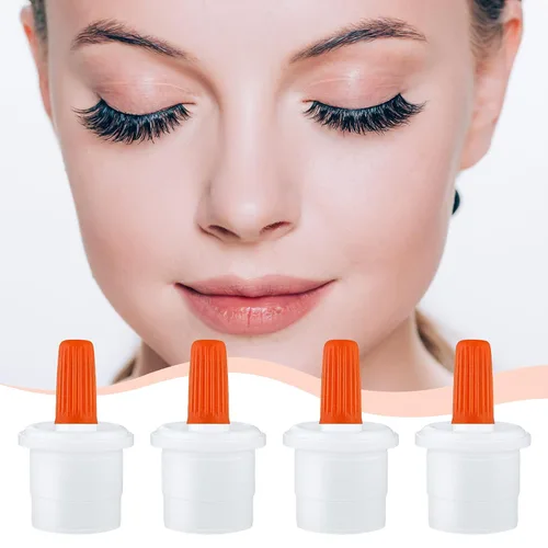 Miniatura 6 de Kit de 44 piezas de pegamento para pestañas, kit de tapas de pegamento para pestañas, puntas de boquilla, tapones para botellas, puntas de boca