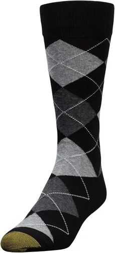 Miniatura 2 de GOLDTOE Calcetines Carlyle Argyle Crew para hombre, paquete de 3