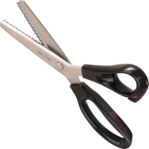 Miniatura 6 de Hui Tong Tijeras Rosadas Fuertes y Afiladas, Tijeras Rosadas para Tela, Tijeras de Borde Serrado y Festoneado para Tela, 3mm, 5mm, 7mm