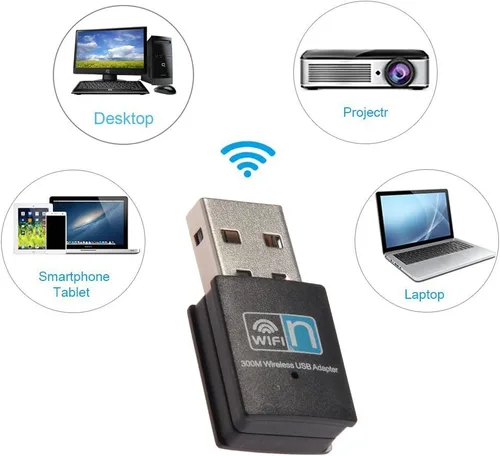 Miniatura 5 de Adaptador de wifi USB RTL8192EU de 984.25 pies