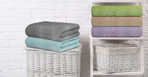 Miniatura 8 de ZUPERIA Paquete de 7 toallas de baño de 30 x 54 pulgadas, ultra suaves, 100% algodón, grandes, altamente absorbentes, para baño, piscina, gimnasio