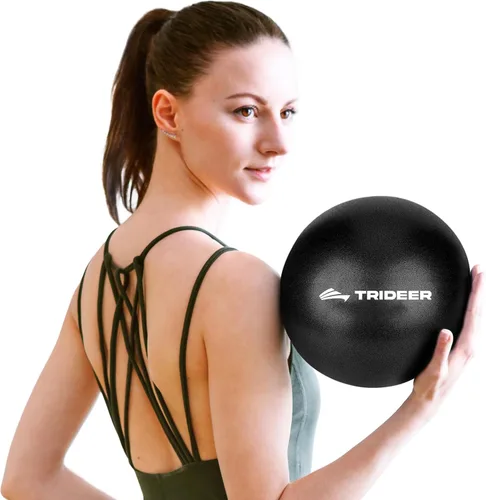 Miniatura 14 de Trideer Pelota de pilates de 9 pulgadas, pelota de ejercicio pequeña para yoga, entrenamiento de núcleo, terapia física, equilibrio, estabilidad