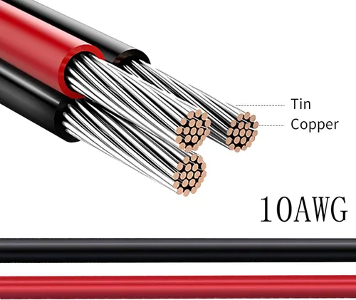 Miniatura 3 de Cable de extensión solar a XT60i 10AWG XT60I-F 6mm2 cable solar compatible con estación de energía portátil (10AWG 5 pies)